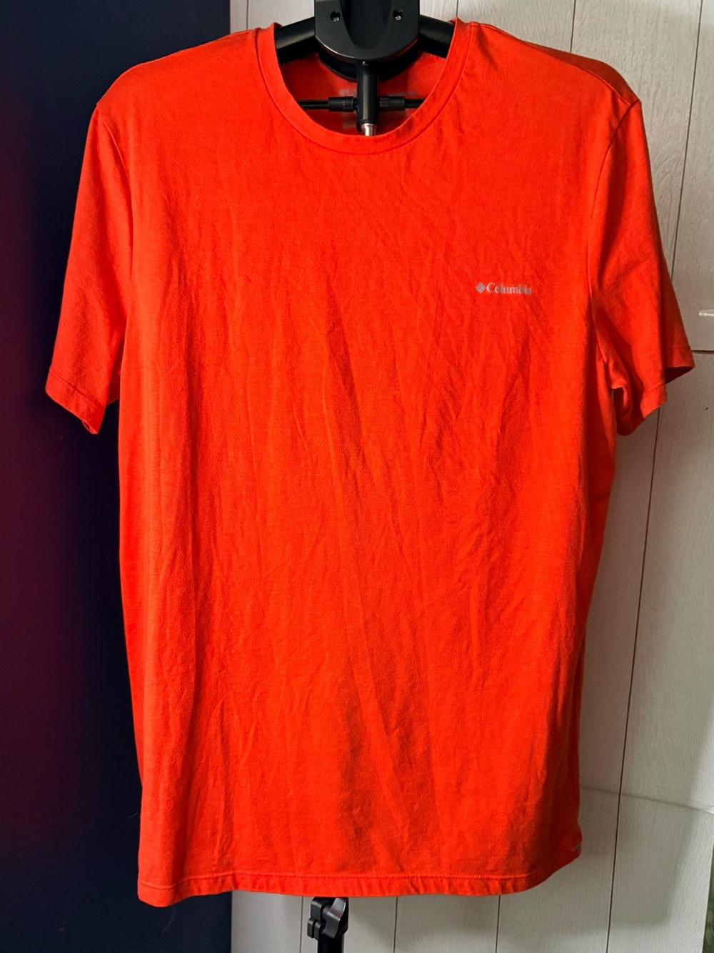 Columbia Men's Bright Orange Short-Sleeve Crew Tee